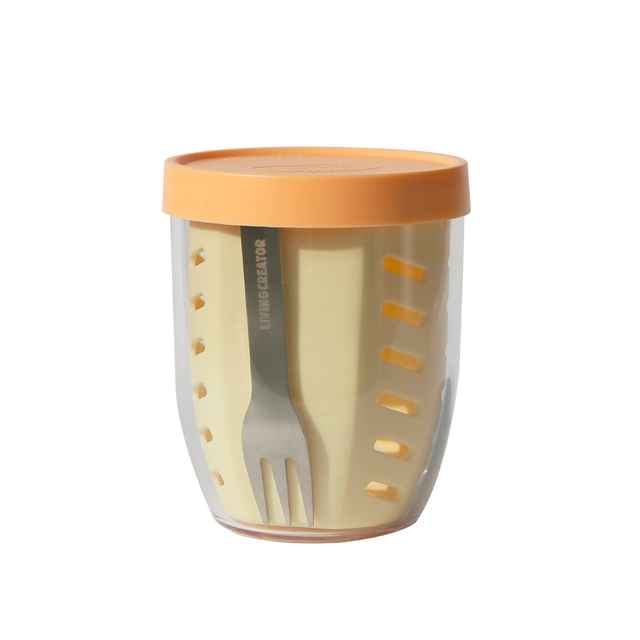 KEEPER POT APRICOT/IVORY