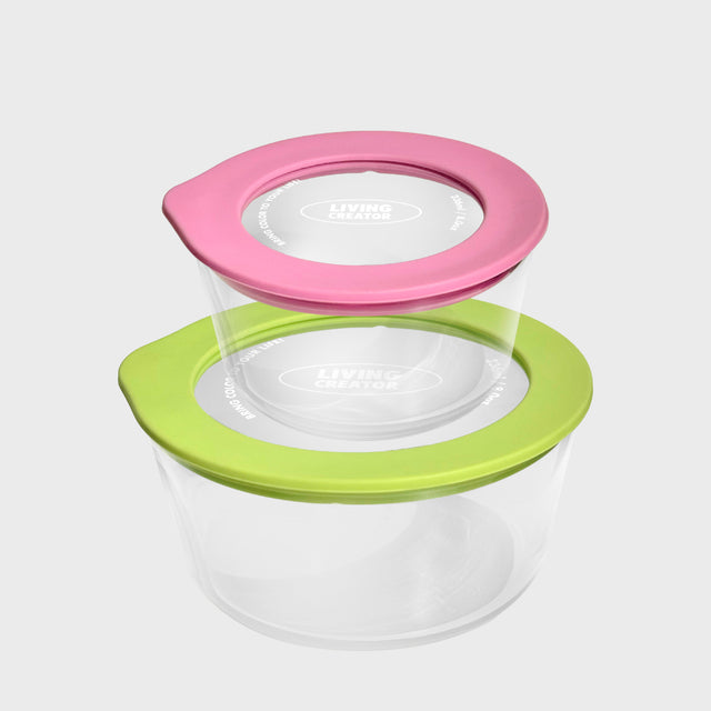 ROUND LOCK PINK/MELON GREEN