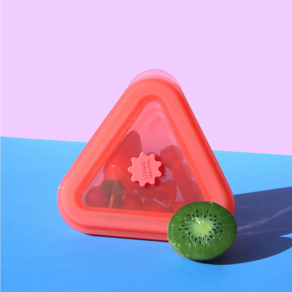 PUSH LOCK: Reusable Silicone Container vivid – LIVING CREATOR JP