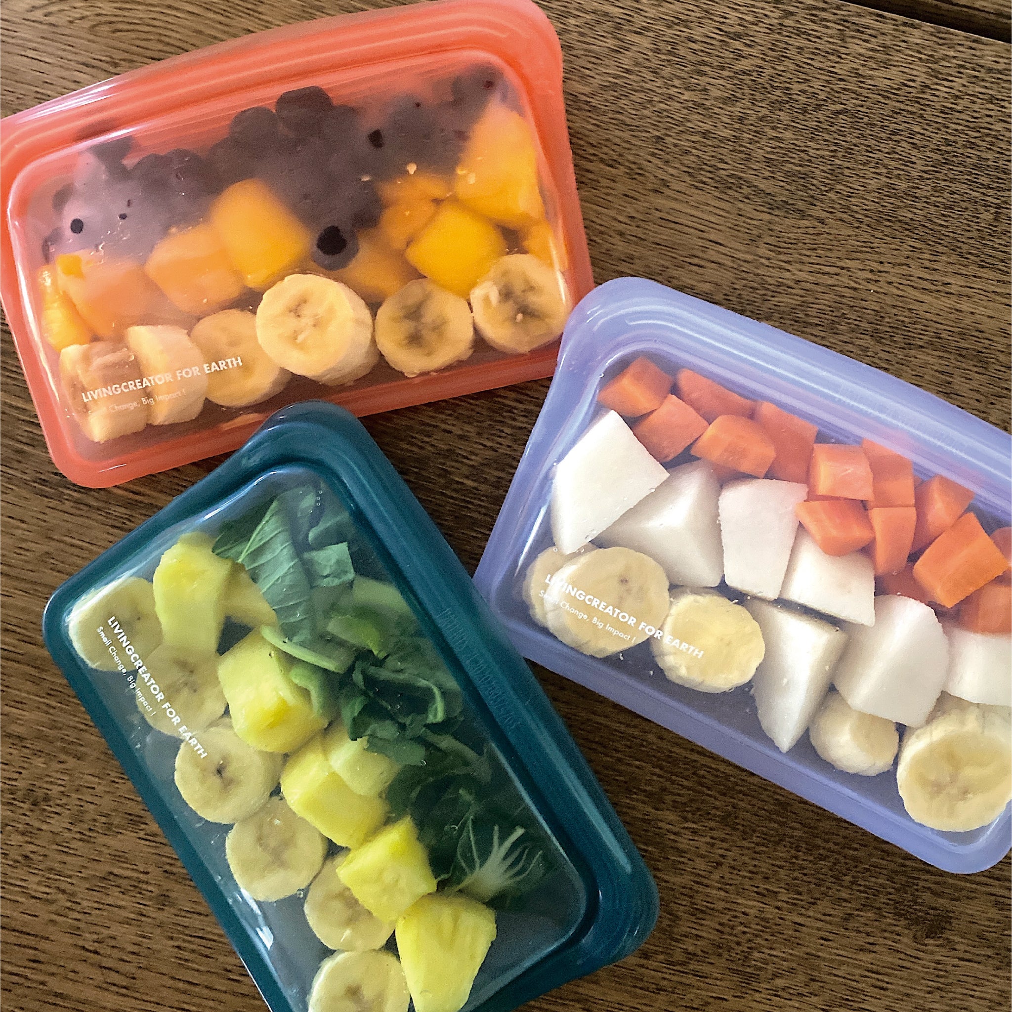 KEEPER BAG: Reusable Silicone Bags vivid – LIVING CREATOR JP