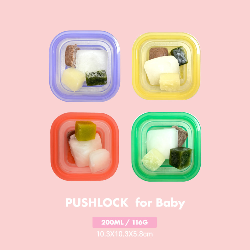 PUSH LOCK: Reusable Silicone Container vivid – LIVING CREATOR JP