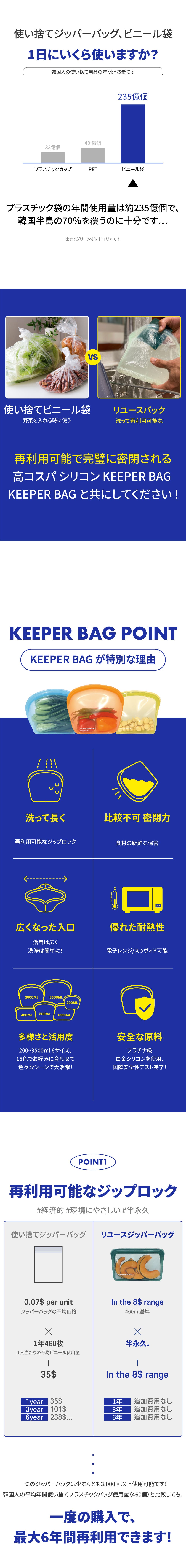 KEEPER BAG: Reusable Silicone Bags neutral – LIVING CREATOR JP