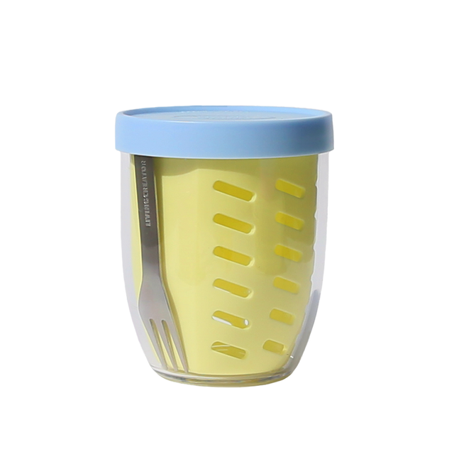 KEEPER POT PASTEL BLUE/LEMON