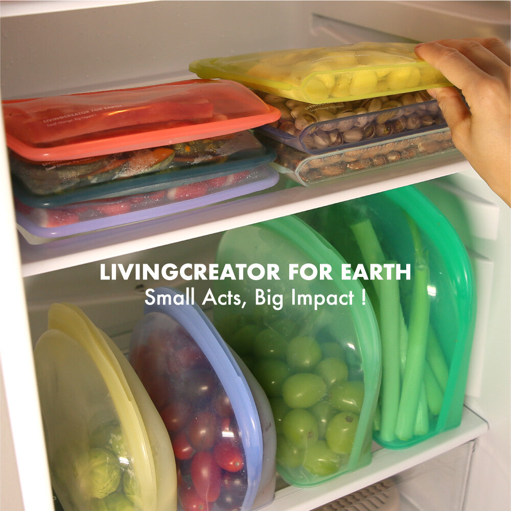 KEEPER BAG: Reusable Silicone Bags neutral – LIVING CREATOR JP